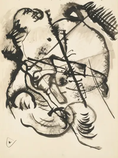 Ohne Titel (Untitled) – nr 1 av Wassily Kandinsky