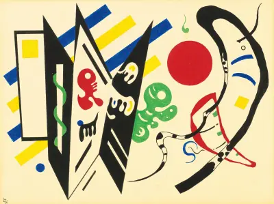 Réciproque av Wassily Kandinsky