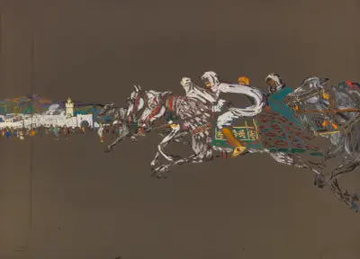 Reiter (Arabische Reiter) av Wassily Kandinsky