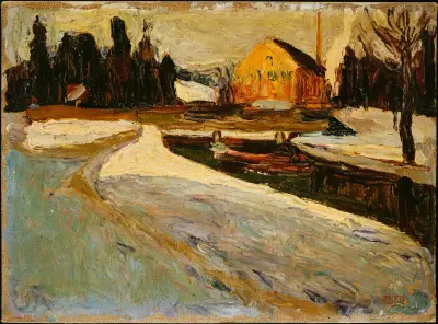 Schwabing, Winter Sun av Wassily Kandinsky