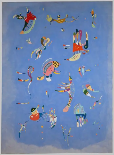 Sky Blue av Wassily Kandinsky