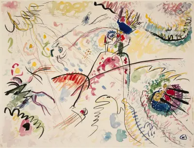 Study for Kleine Freuden av Wassily Kandinsky