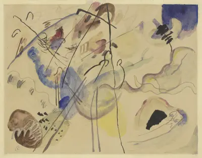 Untitled (Improvisation), 1911 av Wassily Kandinsky