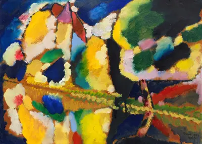 Villa Seeburg am Staffelsee av Wassily Kandinsky