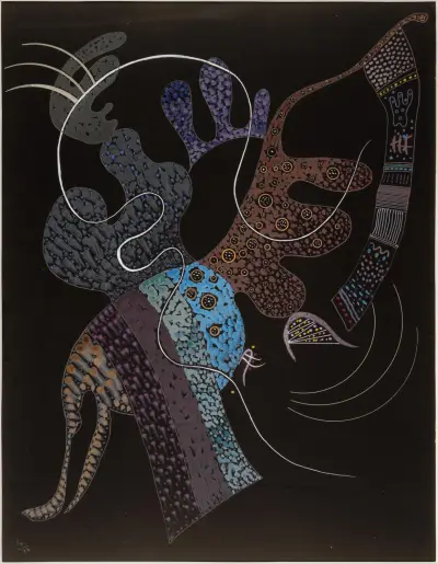 White Line av Wassily Kandinsky