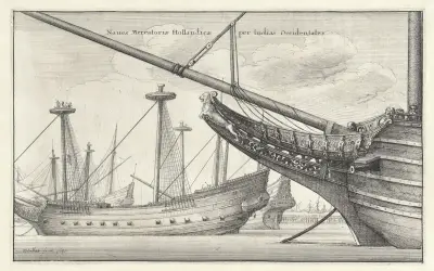 Naues Mercatoriæ Hollandicæ per Indias Occidentales von Wenceslaus Hollar