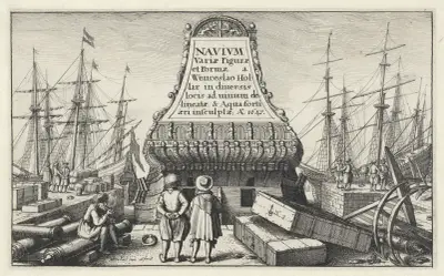 Navium Variae Figurae – Titelseite von Wenceslaus Hollar