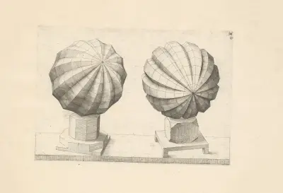 Perspectiva Corporum Regularium (Perspective of regular solids) Pl.32 av Wenzel Jamnitzer