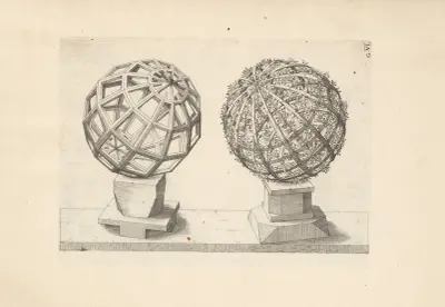 Perspectiva Corporum Regularium (Perspective of regular solids) Pl.36 av Wenzel Jamnitzer
