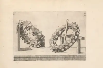 Perspectiva Corporum Regularium (Perspektiv på regelbundna kroppar) Pl.41 av Wenzel Jamnitzer