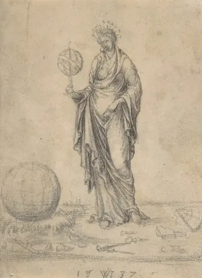 Urania av Wenzel Jamnitzer