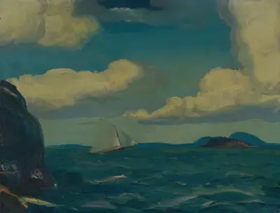 A Fresh Breeze av George Wesley Bellows