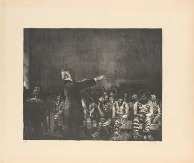 Benediction in Georgia von George Wesley Bellows