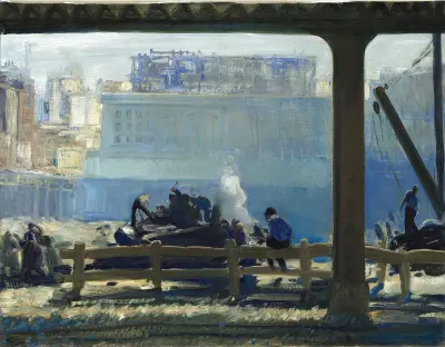 Blue Morning von George Wesley Bellows