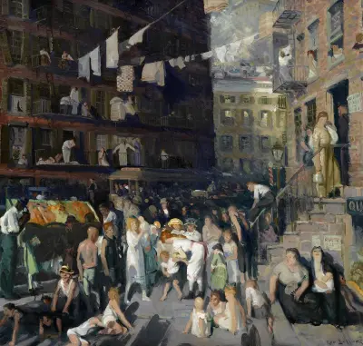 Cliff Dwellers av George Wesley Bellows