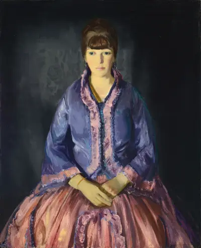 Emma in the Purple Dress av George Wesley Bellows