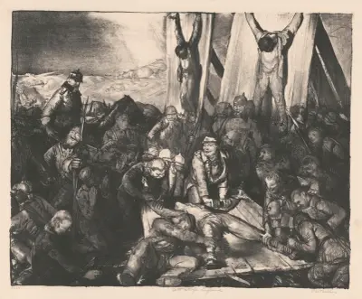 Gott strafe England av George Wesley Bellows