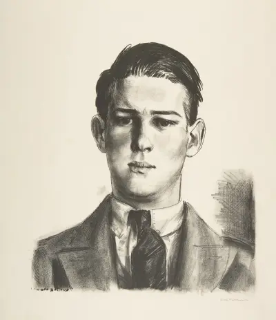 Head of Gregory av George Wesley Bellows