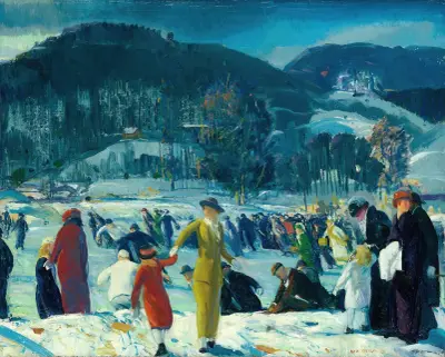Vinterkärlek av George Wesley Bellows