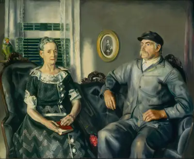 Mr. and Mrs. Phillip Wase av George Wesley Bellows