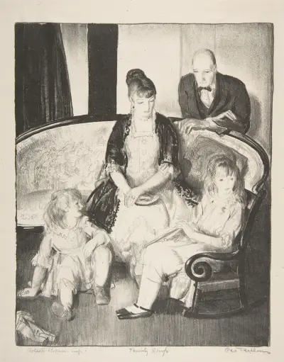 Min familj, andra stenen av George Wesley Bellows