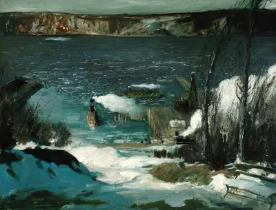 North River av George Wesley Bellows