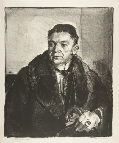 Portrait of Robert Aitken, First Stone av George Wesley Bellows