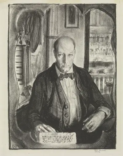 Självporträtt av George Wesley Bellows