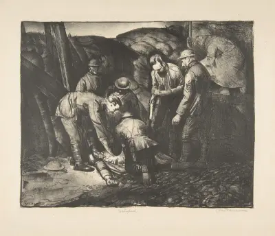 Skjuten av George Wesley Bellows