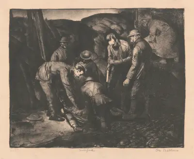Sniped von George Wesley Bellows