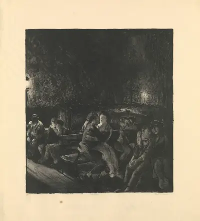 Ensamhet av George Wesley Bellows