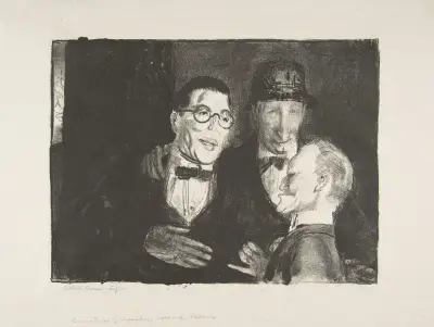 Speicher, Kroll, and Bellows av George Wesley Bellows