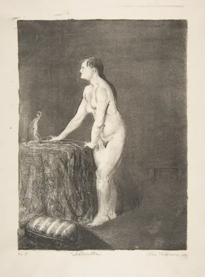 Statuette av George Wesley Bellows