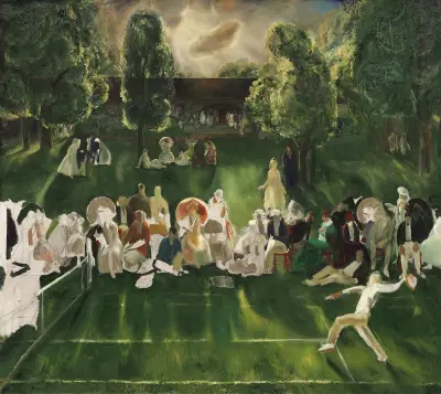 Tennis Tournament av George Wesley Bellows