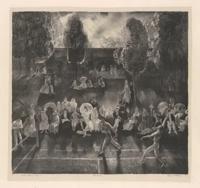 Tennis av George Wesley Bellows