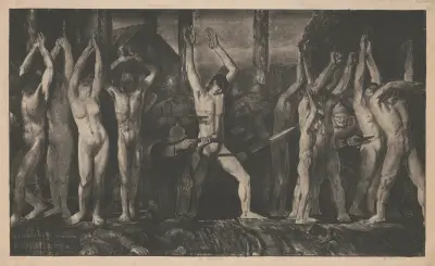 Barrikaden av George Wesley Bellows