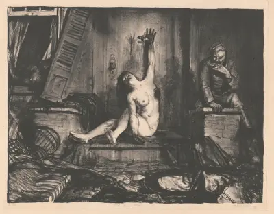 Cigaretten av George Wesley Bellows