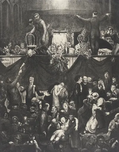 Sågspånsstigen av George Wesley Bellows