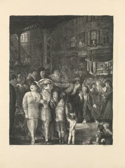 Gatan av George Wesley Bellows