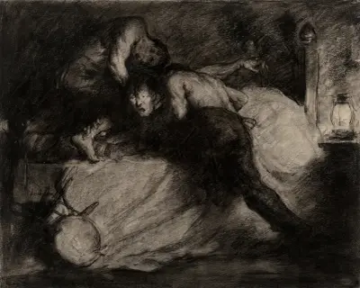 The Struggle av George Wesley Bellows