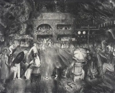 The Tournament av George Wesley Bellows
