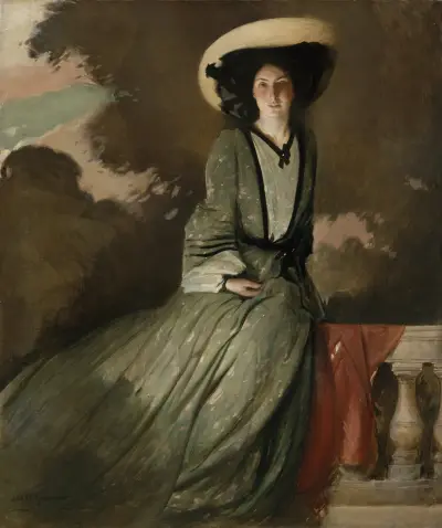 Portrait of Mrs. John White Alexander av John White Alexander