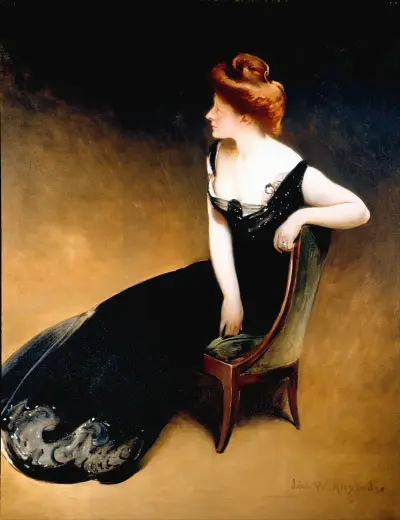 Portrait of Mrs. V, Mrs. Herman Duryea av John White Alexander