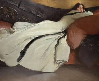 Repose av John White Alexander
