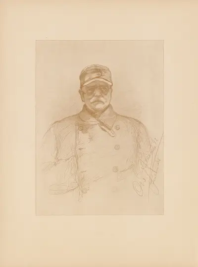 Unser Bismarck Pl.140 av Christian Wilhelm Allers