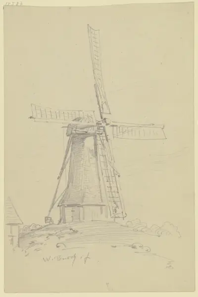 Dutch windmill av Wilhelm Busch