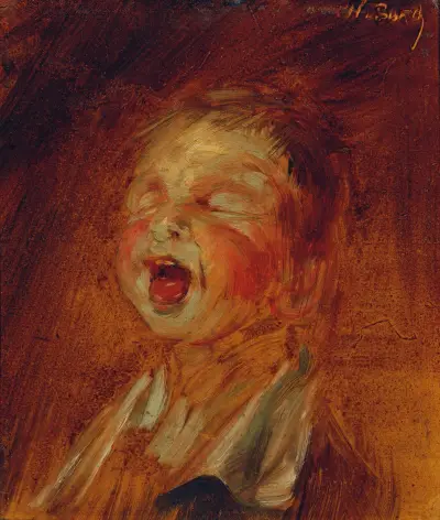 Skrikande pojke av Wilhelm Busch