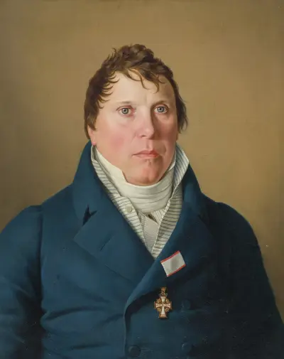 Danske guvernören Lund av Christoffer Wilhelm Eckersberg