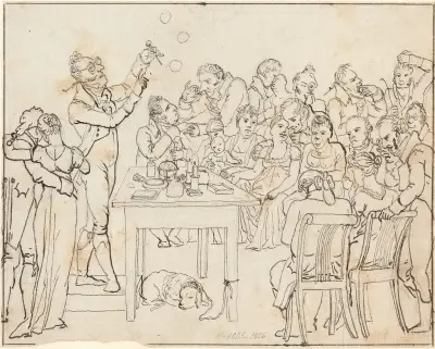 En vetenskaplig demonstration av Christoffer Wilhelm Eckersberg