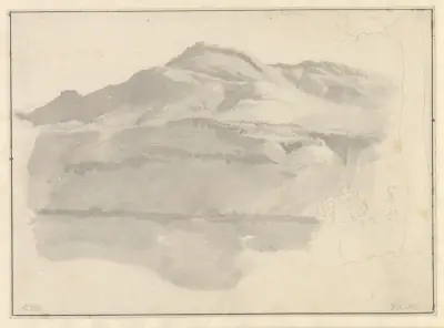 Vy vid Albanersjön av Christoffer Wilhelm Eckersberg